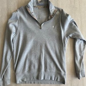 Burberry quarter zip